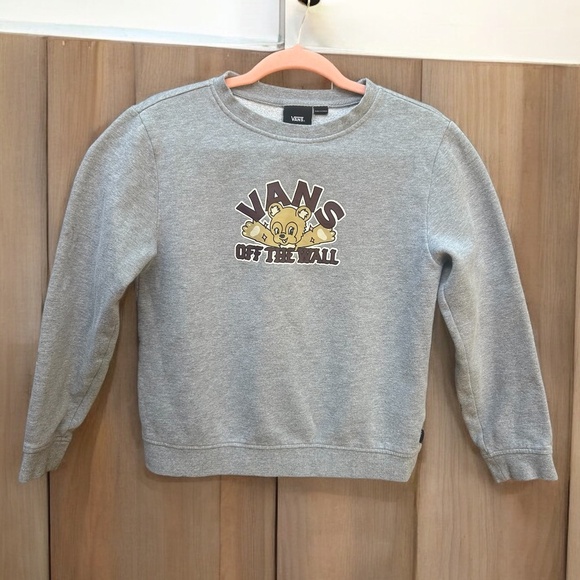 Vans Other - Vans Kids Bear With Me Crew Sweatshirt - Size Large
